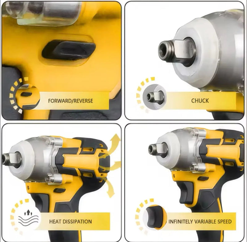 HAMMER TOOLS AKU SET 4U1 BUŠILICA/UDARNI ODVIJAČ/KUTNA BRUSILICA/SDS ŠTEMERICA X4 BATERIJA 42V Outlet Prodaja